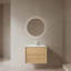 Meuble-lavabo de salle de bain avec lavabo, armoire de salle de bain murale moderne en contreplaqué flottant, tiroirs, lavabo en céramique avec couvercle et trou de lavabo, pré-assemblé-312027108
