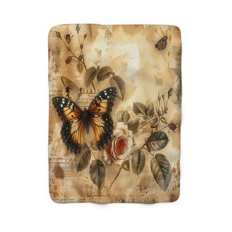 Cahier Neutral Blossom - 1 pièce Sherpa Premium, Lit simple