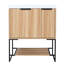 Meuble-lavabo autoportant 30 po avec lavabo en résine - Contreplaqué teinté Design moderne pour la salle de bain