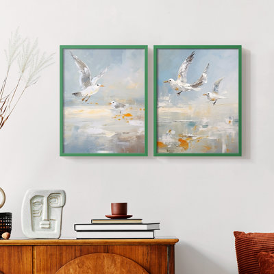NAUTICAL Series CDLVII - Reproduction encadrée de qualité supérieure - prête à être accrochée - aucun clou requis - aucun clou requis