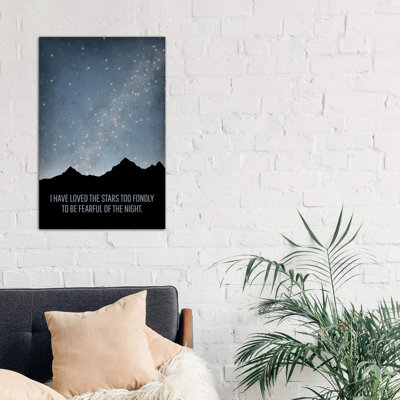 I Have Loved The Stars - Wrapped Canvas Print