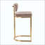Tabouret de bar à hauteur fixe en métal - ensemble de 2-524395975