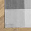 Tapis gris lavable à la machine Micheal Farmhouse-935568280