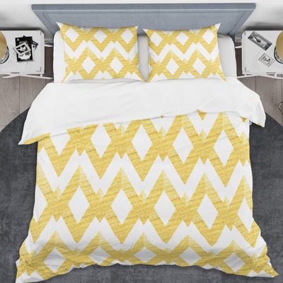 Modern & Contemporary Twill Geometric Shapes Duvet Cover