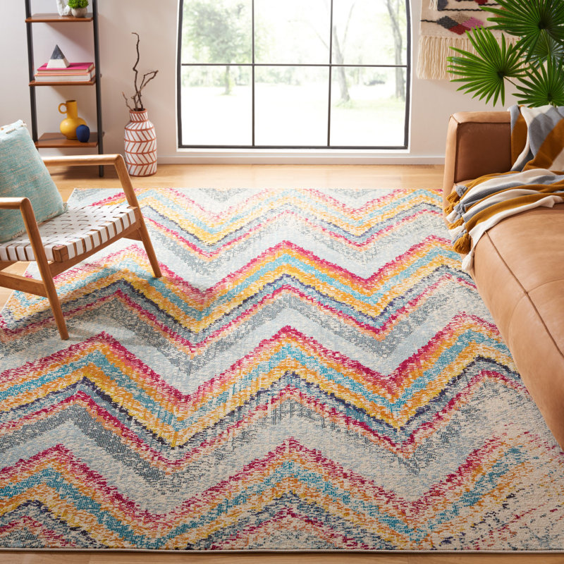 Monaco Performance Chevron Rug, Rectangle 8' x 11'