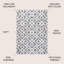 Tapis crème / gris Scituate Retro Trellis-1911812729