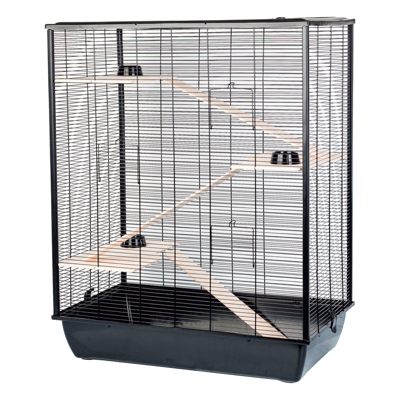 Van Buren Small Animal Cage, Black, 97" H x 78" W x 48" D