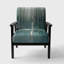 Fauteuil d'appoint rembourré 'Frayer - Green Forest Dream - Traditional