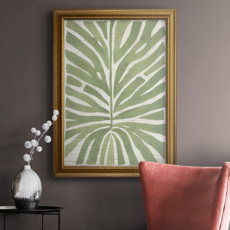 «Driftwood Palm Leaf III», reproduction d'art sur toile, H 20 po x l 16 po