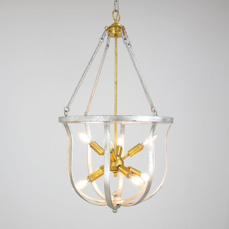 Maxim 8 - Light Chandelier, Silver