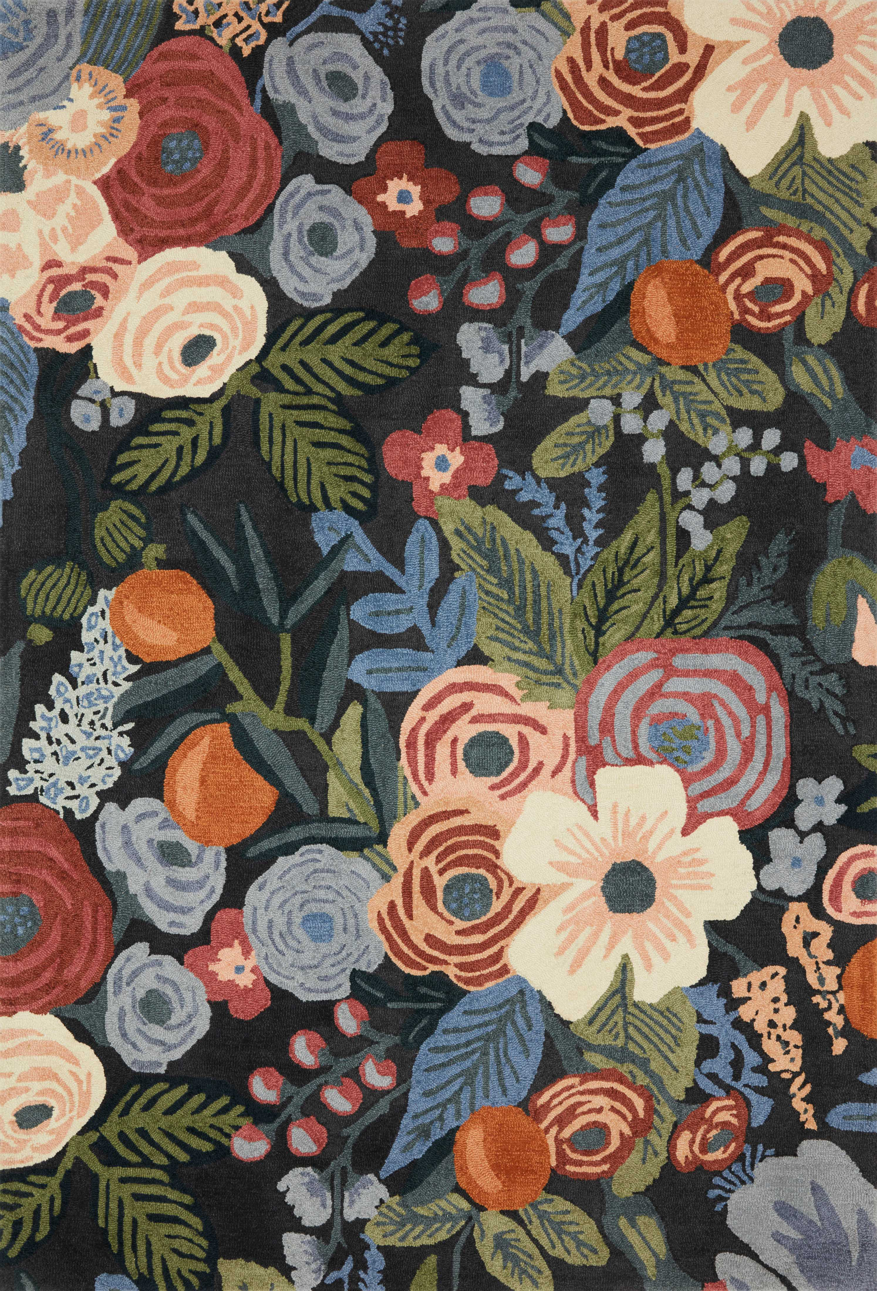 Rifle Paper Co. x Loloi JoieGarden Party NavyRug