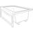 Amiga® 72" x 36" Alcove Soaking Bathtub-12451735-12451733