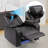 Casey-Ann 36.2" W Vegan Leather Home Theater Dual-Motor Power Recliner with Cupholders