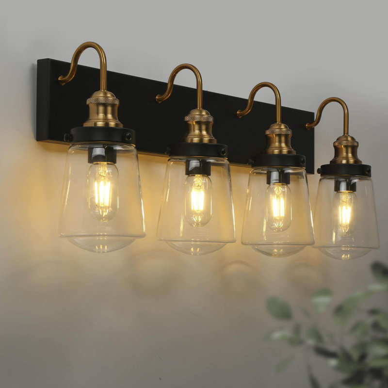 Abinayan 4-Light Dimmable Vanity Light , 4-Light