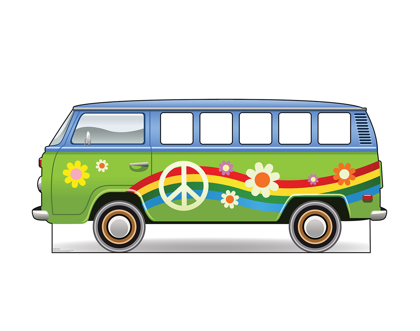 Advanced Graphics Hippie Bus Cardboard Standup & Reviews | Wayfair