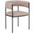 Mccolister Upholstered Dining Chair With Padded Seat And Open Back Design Powder-Coated Iron Frame Mccolister Collection-864800568-851444179
