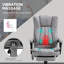 Fauteuil de bureau inclinable à haut dossier Vinsetto Massage