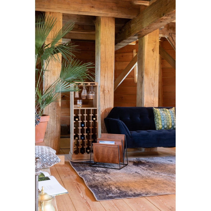 Claude Solid Wood Bar Cabinet
