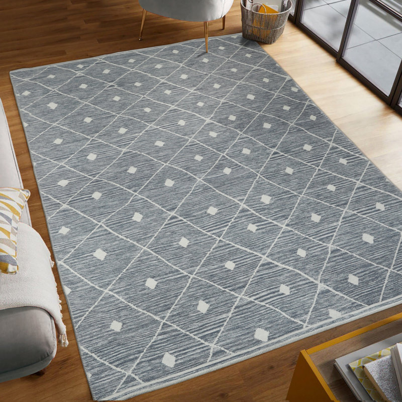 Wyatt & Ash Seta Machine Washable Imagine Printed Chenille Rugs 1-Piece, Rectangle 8' x 11'