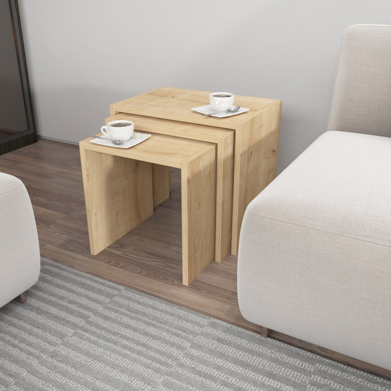 Acampo Nesting Tables, Oak
