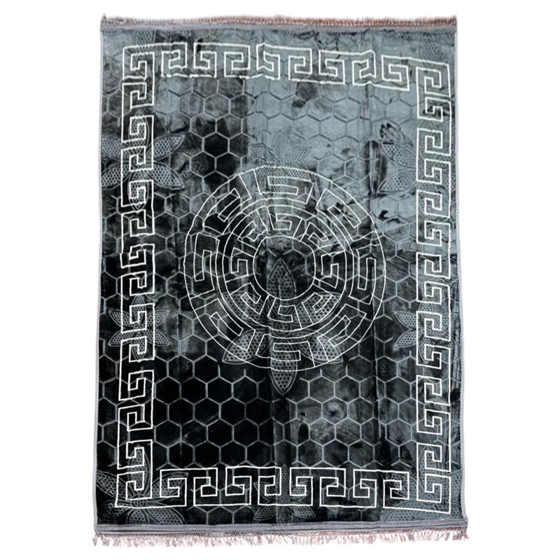Geometric Indoor / Outdoor Area Rug, Rectangle 160 x 230 cm
