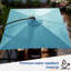 Parasol en porte-à-faux 98,4 po Dailan-282169696
