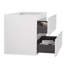 Armoire murale 30 W - 201 sans lavabo en blanc, option de rangement supplémentaire de 20%, fonctionnement silencieux des tiroirs, conception blanche montée sans 30 W-201, plus d'espace, tiroirs, salle de bain moderne-254129844-254129850