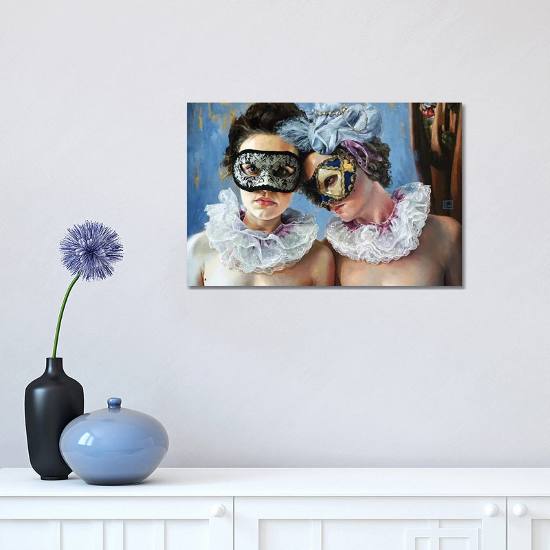 Camaraderie by Linda Adair - Painting on Canvas, 30.48cm H x 45.72cm W x 1.91cm D, Wrapped Canvas