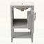 Meuble-lavabo de 20 pouces avec lavabo, armoire et support de rangement et tablette-1849783317