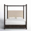 Retreat Upholstered Woven Canopy Bed-95851092-95851089