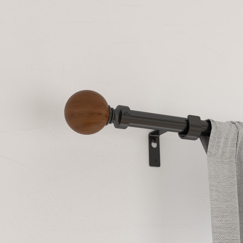 Tringle à rideaux simple ajustable Vertile, 48" - 84"