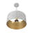 Slocomb 3 - Light White Drum Pendant
