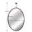 Metal Round Wall Mirror
