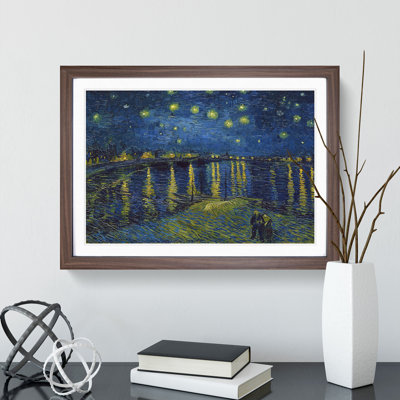Starry Night over the Rhone Vol.1 by Vincent Van Gogh - Picture Frame Painting