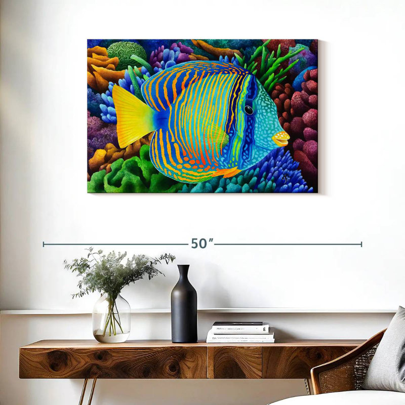 Sailfin Tang, 24" H x 36" W