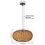 1 - Light Rattan Single Pendant Adjustable-1017004786