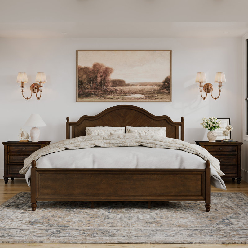 Orwell Solid Wood Piece Bedroom Set, King