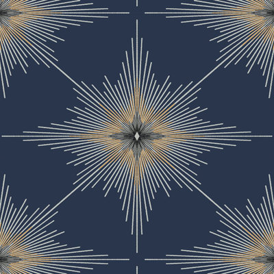 Priyah North Star 33' L x 20.9" W Wallpaper Roll