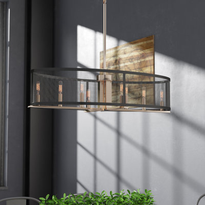 Luminaire suspendu 8 lumières pour îlot de cuisine