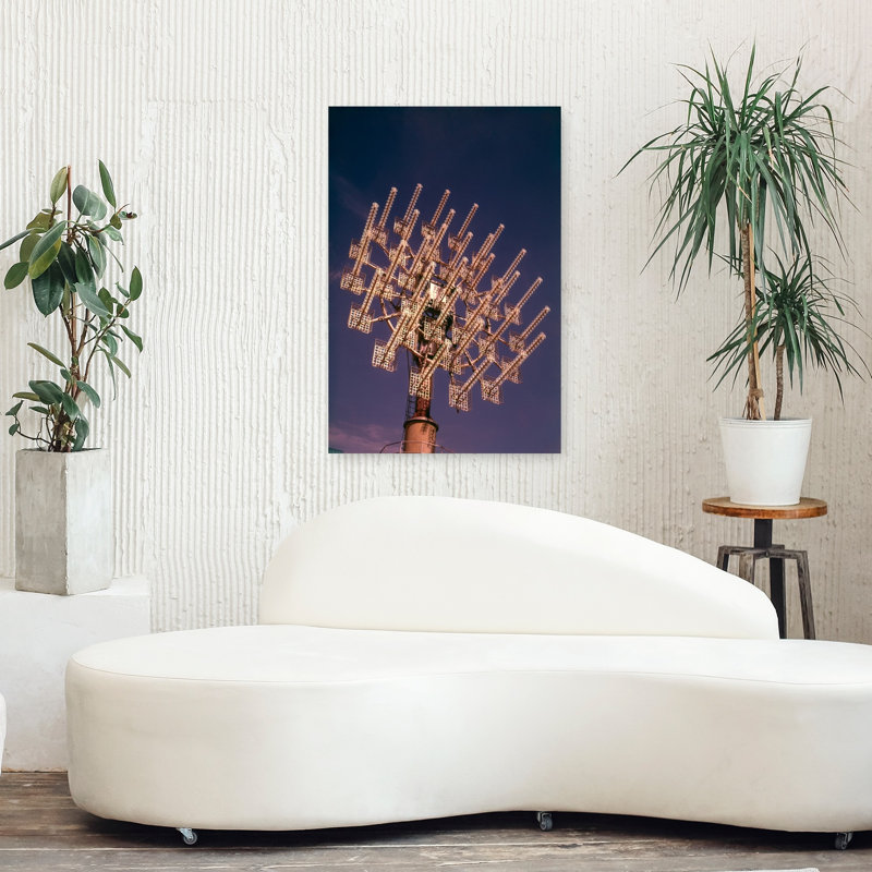 1960s 1970s HIGH GAIN TELEMETRY ANTENNA USED FOR TRACKING SATELLITE COMMUNICATIONS WALLOPS STATION VA USA 1 Piece Wrapped Canvas Wall Art