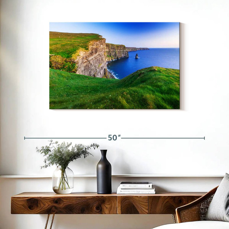 Tergel, falaises de Moher, verdure, H 24 po x l 36 po