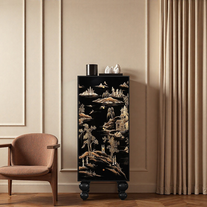 French vintage style universal decor cabinet