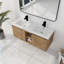 Ensemble de meuble-lavabo double mural 48 po Lilliahna