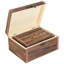 Ensemble de 2 boîtes gigognes en bois massif