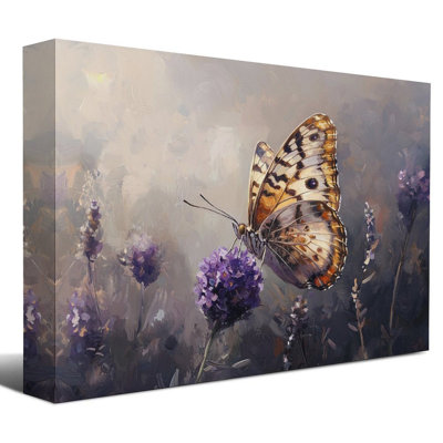 Toile encadrée 24 "x 36" avec cadre en bois, prête à être accrochée