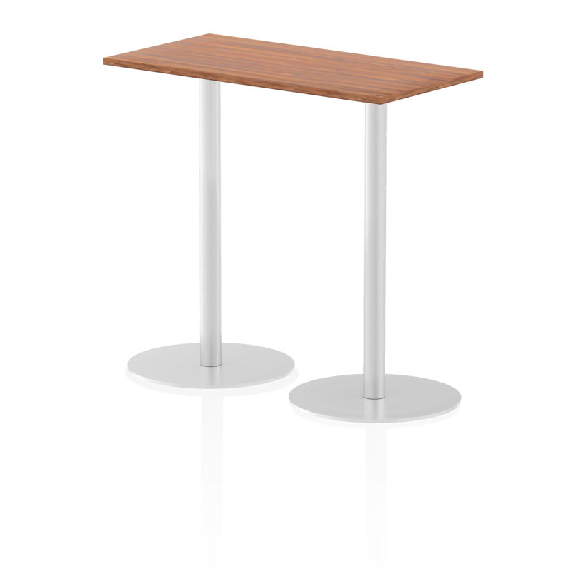 Leondre Rectangle Manufactured Wood Conference Meeting Table, Walnut, 114.5cm H x 120cm W x 60cm D