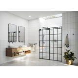 Esprit 44 in. - 48 in. x 78 in. French Monture Sliding Shower Door