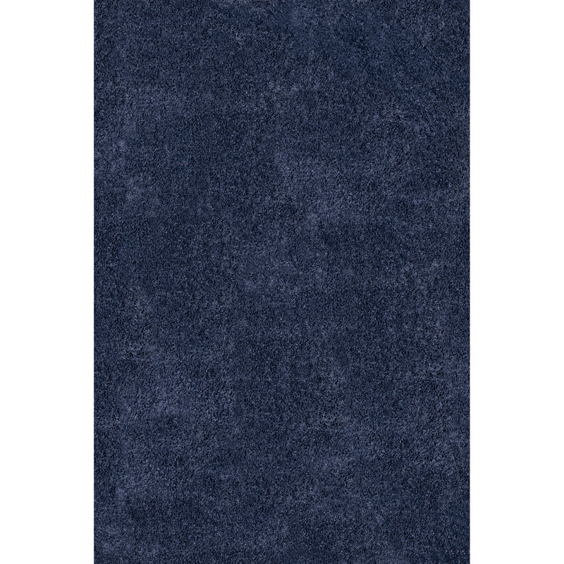 Assar Handmade Tufted Ink Area Rug, Rectangle 2' x 3'