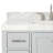 Cambridge Single Bathroom Vanity with Carrara Marble Top-88398708