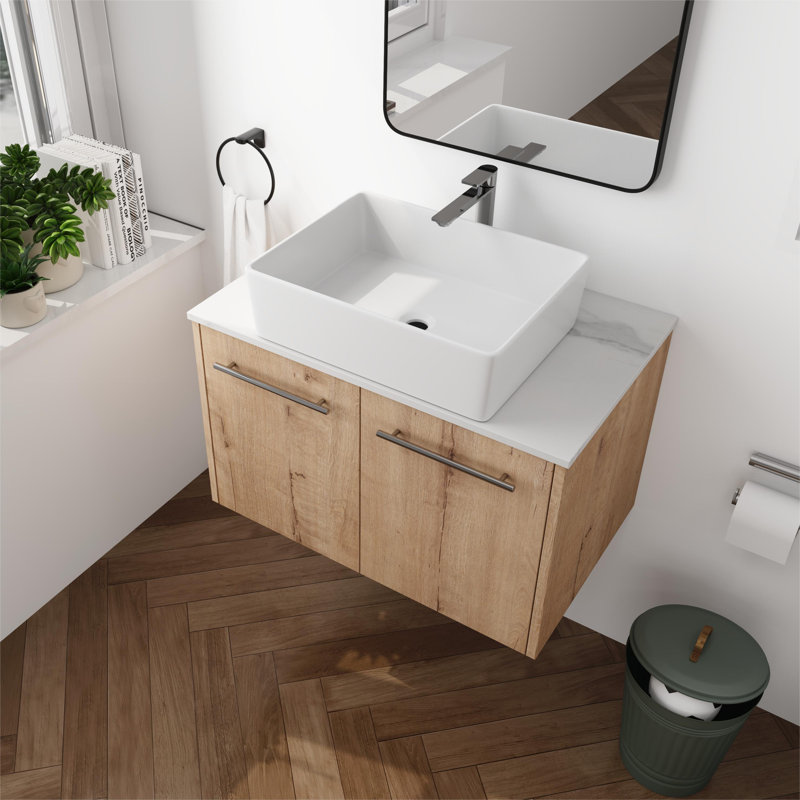 Meuble-lavabo mural 30 po avec évier Mishra